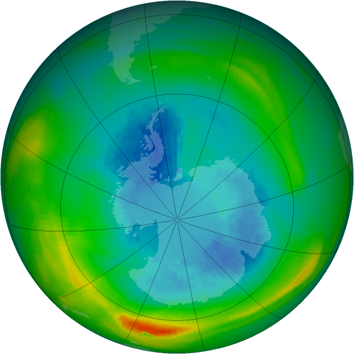 Ozone Map 1981-09-11